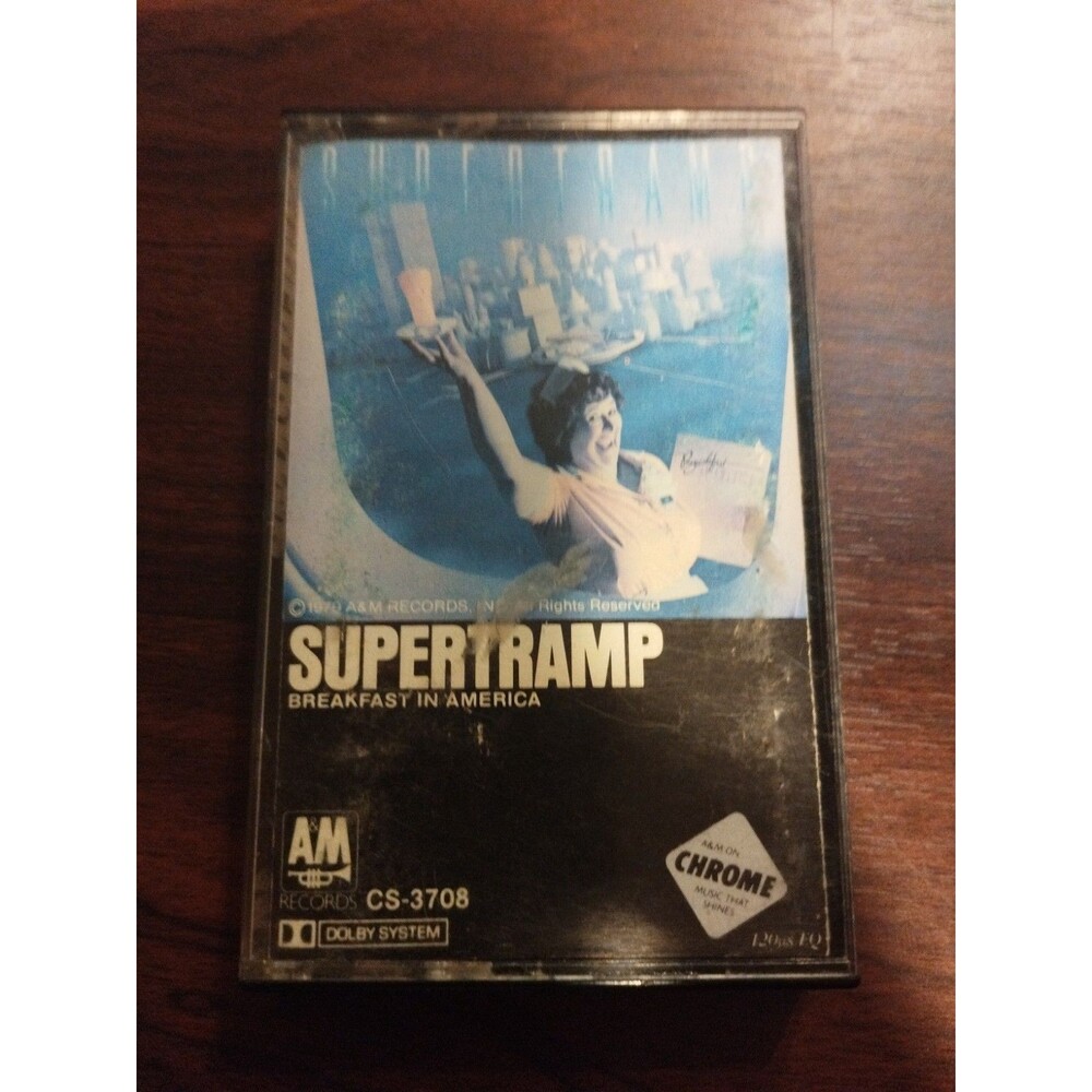 SUPERTRAMP Breakfast in America (1979 A&M Records Cassette) VTG CS-3708